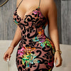 Floral Bodycon Mini Dress