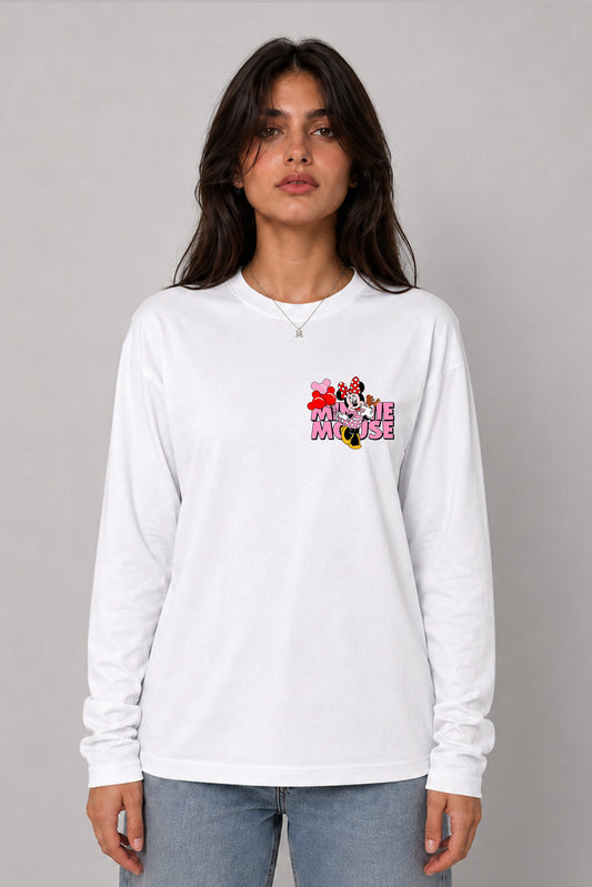 Minnie Mouse long Sleeve Back Front
