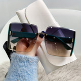 [Colorful Polarized Glasses] European and American Fashionable Advanced Polarized Glasses | Women's Retro Large Box, Resistant and Colorful