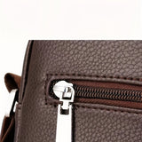Microfiber Leather Shoulder Bag - Adjustable Strap, Casual Messenger Bag for Daily Use