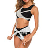 Ladies Cute Striped Bikini Two Piece Swimsuit Luvena
