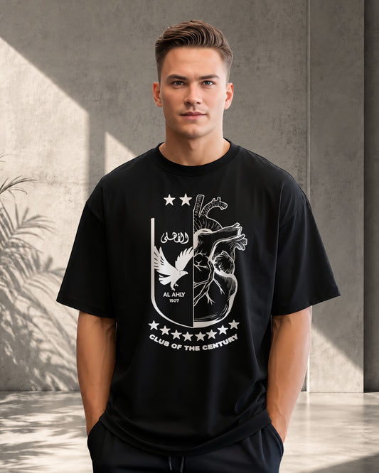 Ahly in my heart oversized Tee