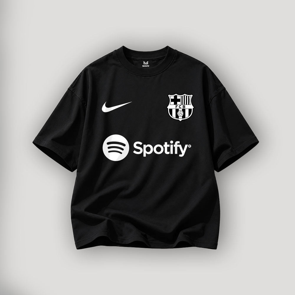 Barcelona white Spotify logo