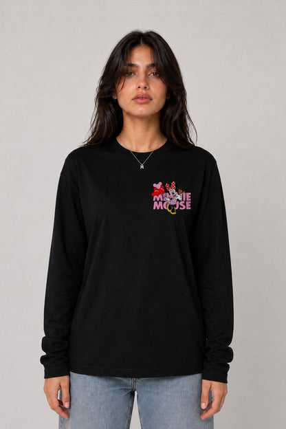 Minnie Mouse long Sleeve Back Front