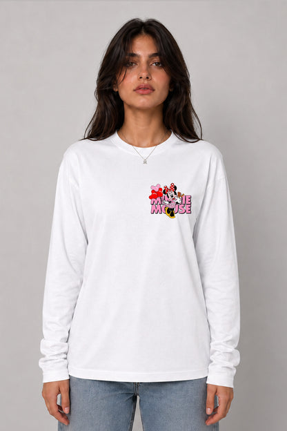 Minnie Mouse long Sleeve Back Front