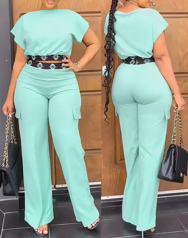 Two Piece Sets Women Outifit 2023 Summer Fashion