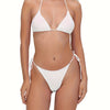 Burgundy triangle bikini set