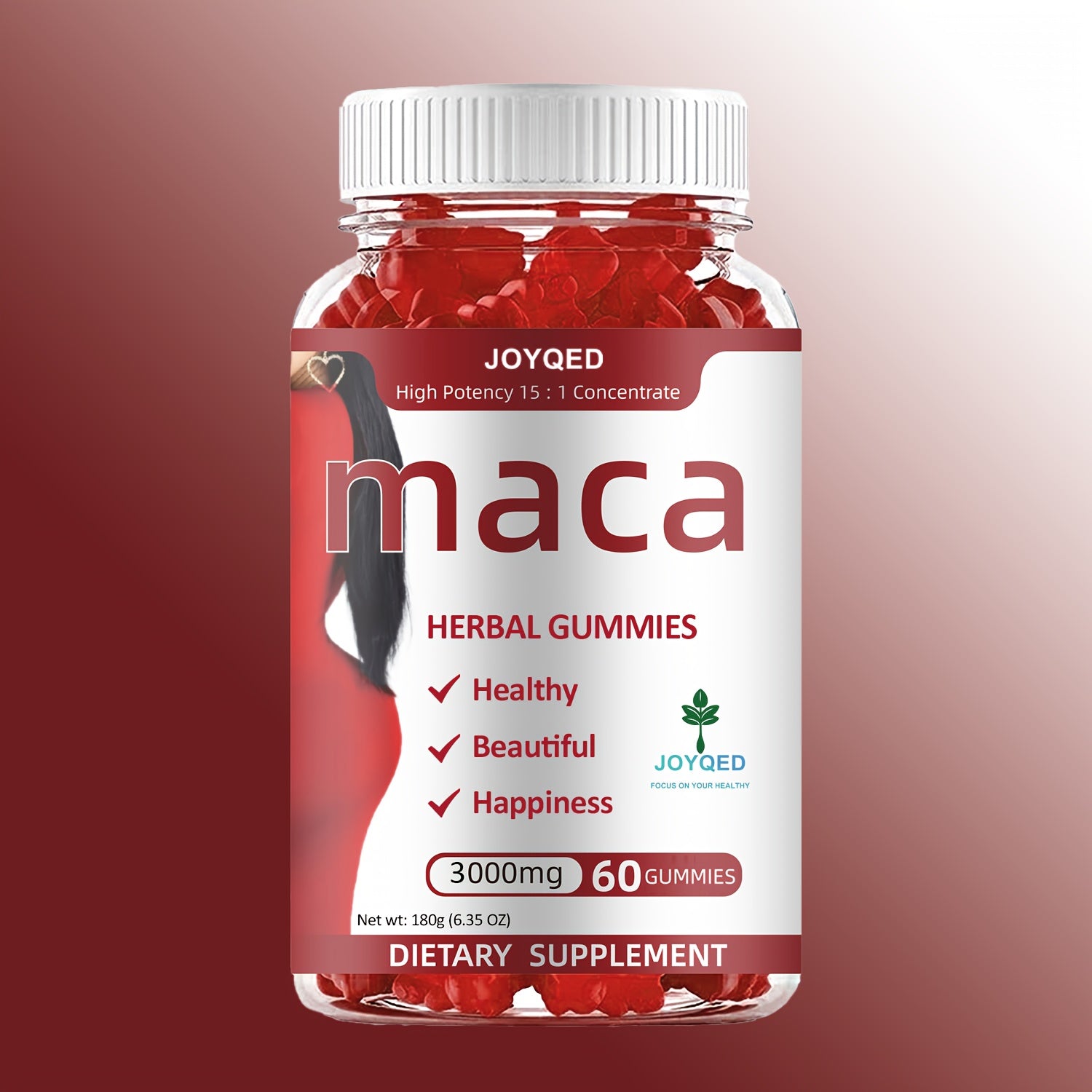 Maca Root Gummies 3000mg - High Potency Energy & Vitality Supplement