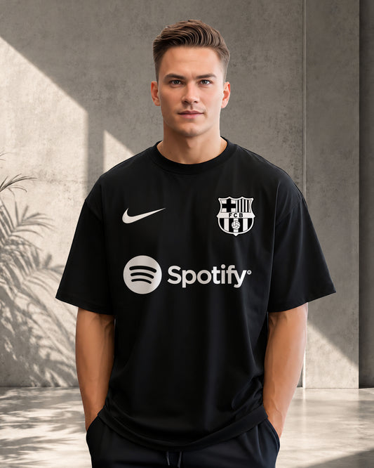 Barcelona white Spotify logo