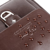 Microfiber Leather Shoulder Bag - Adjustable Strap, Casual Messenger Bag for Daily Use