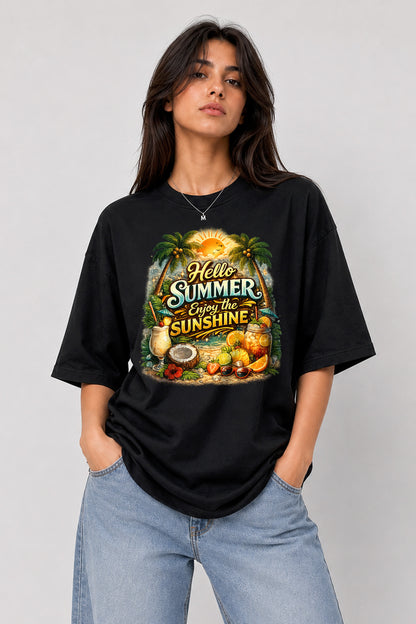 Summer oversized tee