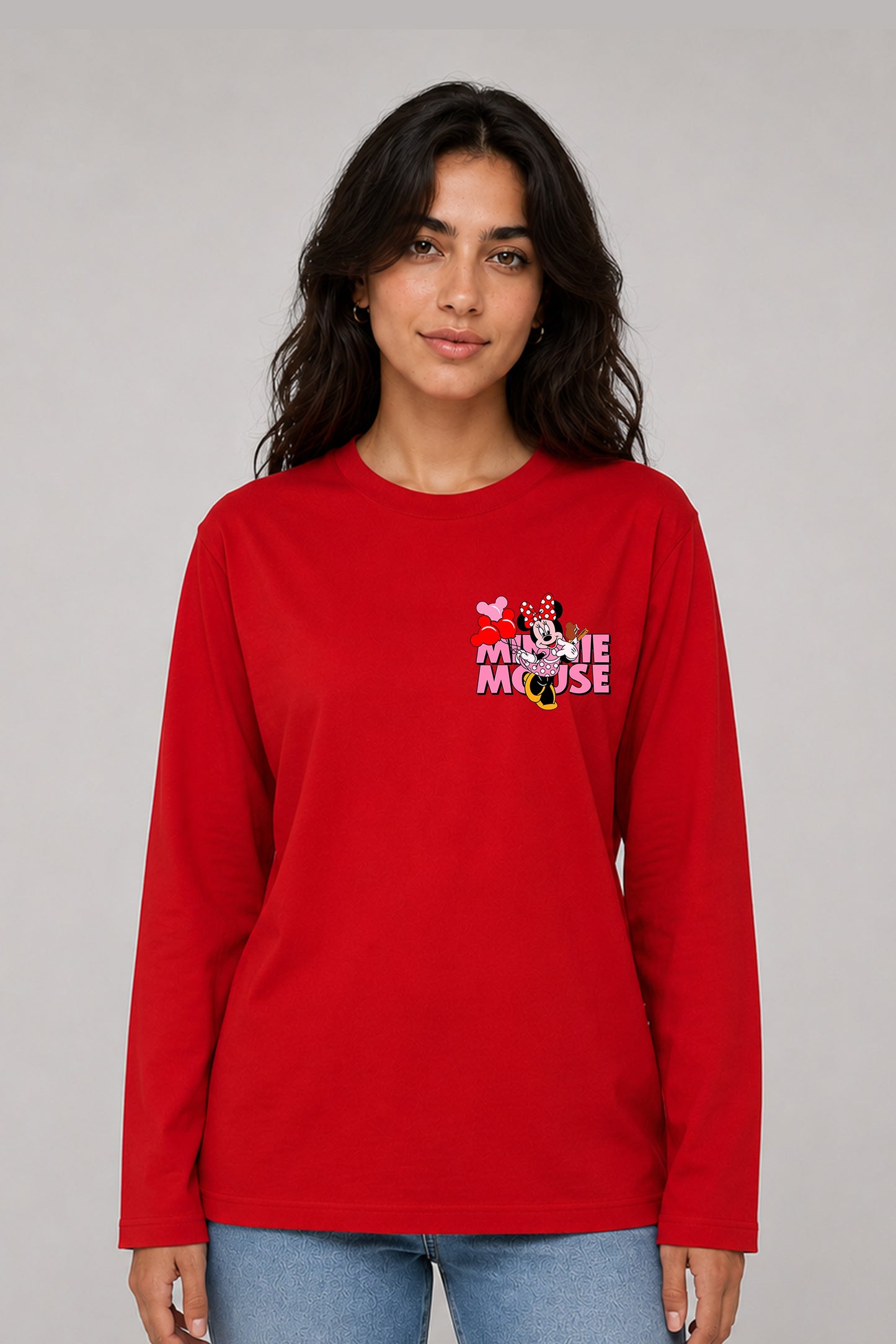 Minnie Mouse long Sleeve Back Front