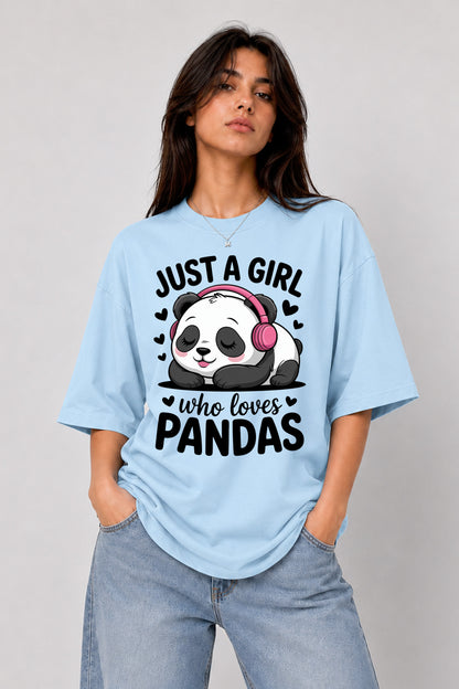 just a girl oversized tee