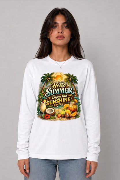 Summer long sleeve t shirt