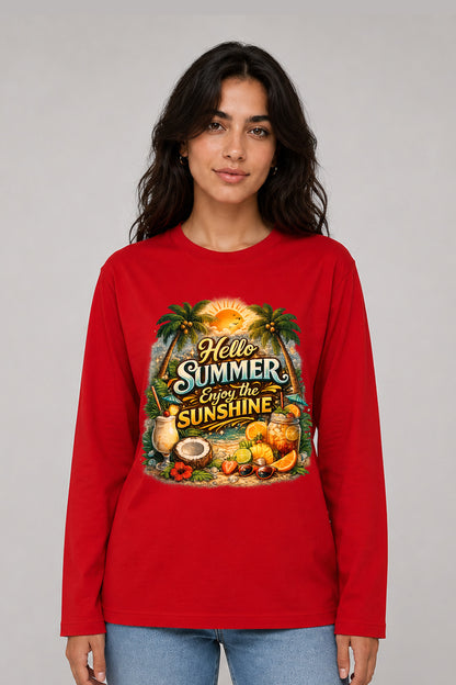 Summer long sleeve t shirt