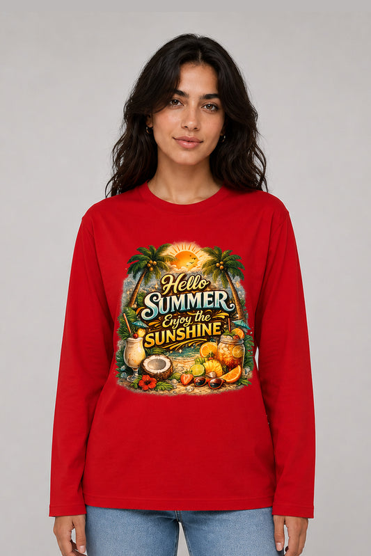 Summer long sleeve t shirt