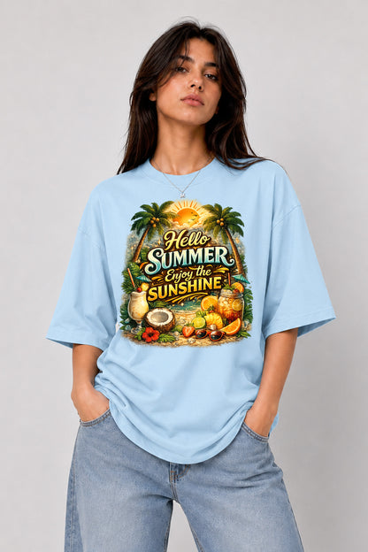 Summer oversized tee